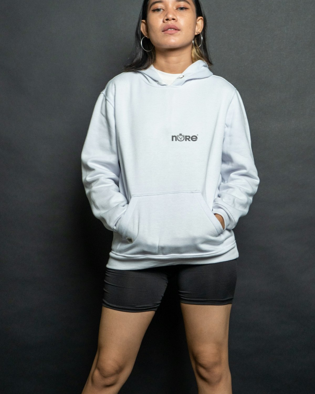 Bamse Hoodie Grå