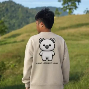 Bamse Sweatshirt Sand – rygprint