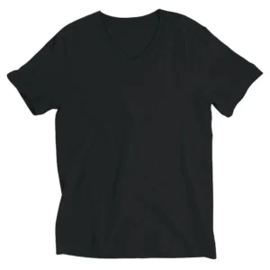 NORE V-neck T-shirt i sort – på model