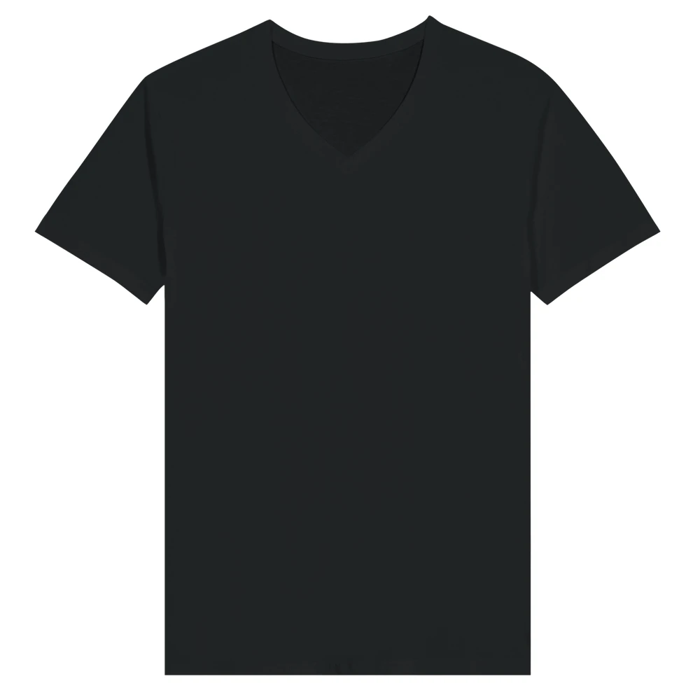 NORE V-neck T-shirt i sort – forside