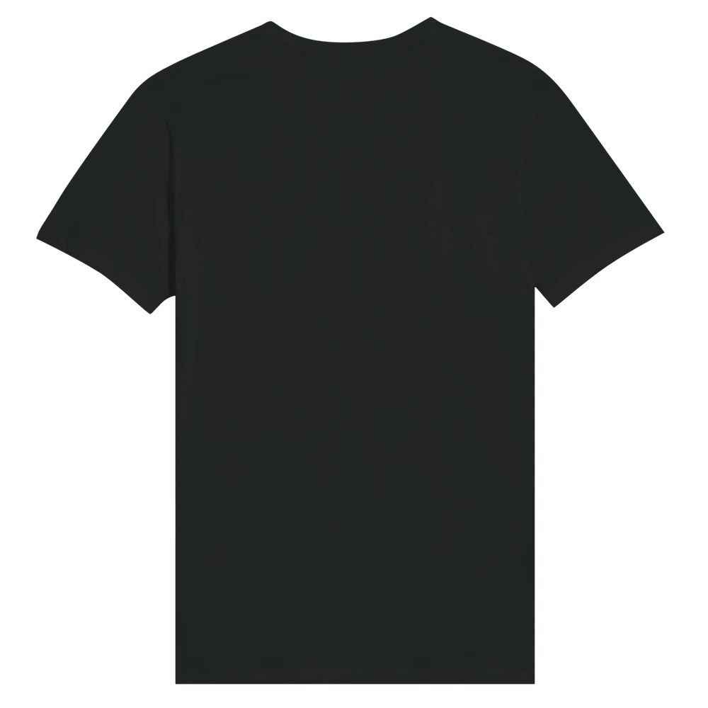 NORE V-neck T-shirt i sort – bagside