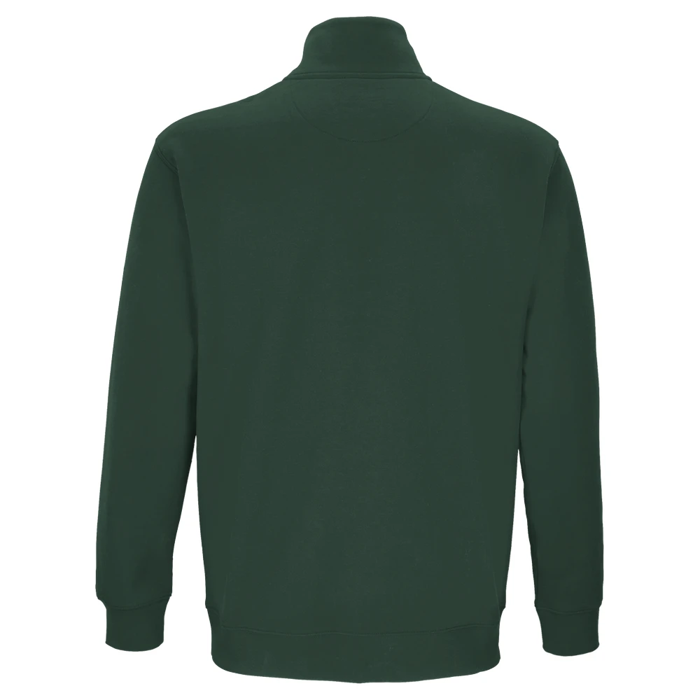 NORE High Collar Sweatshirt i flaskegrøn – bagside