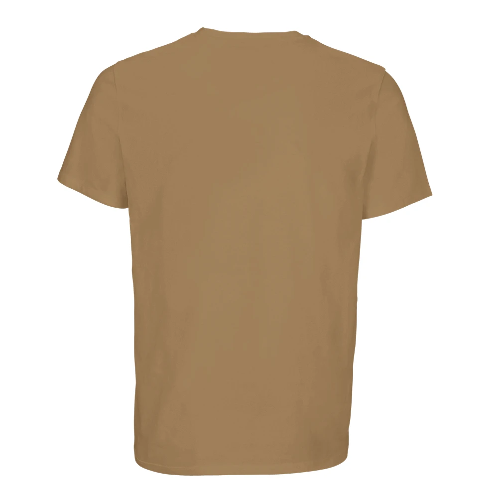 NORE Organic T-shirt i mørk beige – bagside