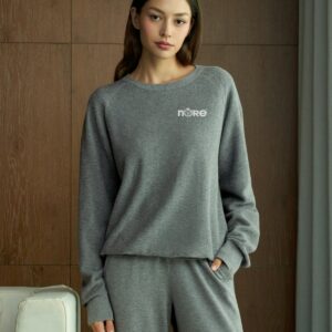 NORE Crewneck Sweatshirt Lysegrå melange